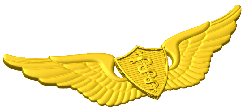 Army Flight Surgeon Badge Style A