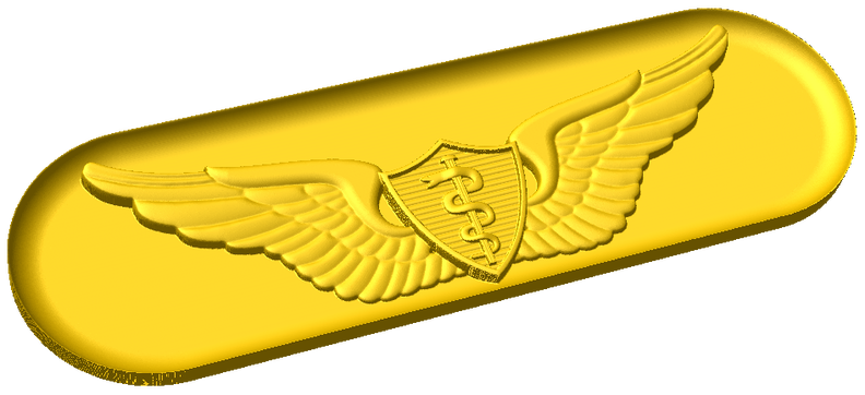 Army Flight Surgeon Badge Style B