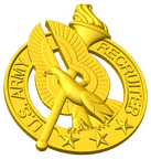 Army Recruiter Badge Style A