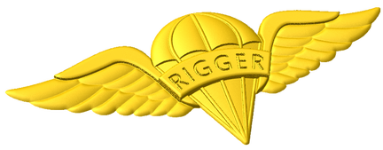 Parachute Rigger Badge Style A