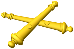 Artillery Branch Insignia Style A