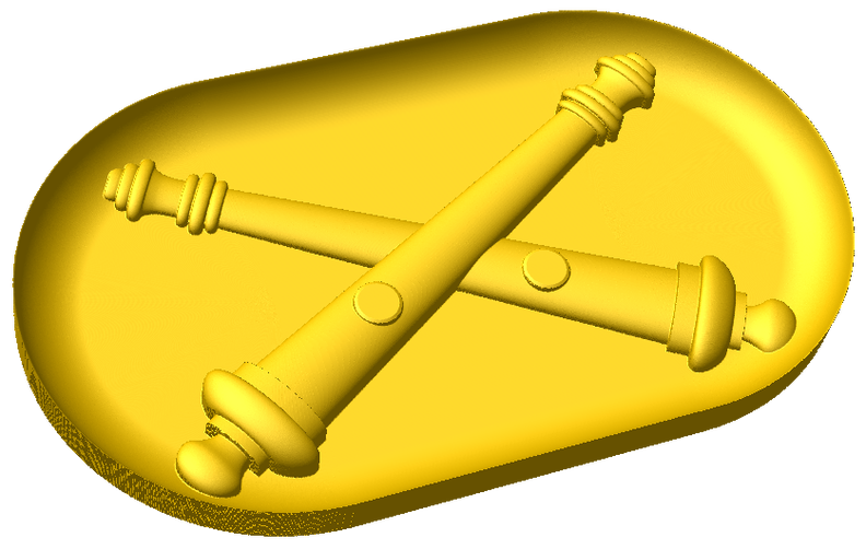 Artillery Branch Insignia Style B