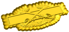 Combat Cavalry Badge Style C