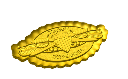 Company Commander Badge Style C