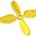 Aviation Machinist Mate Badge Style A