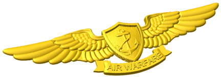 Enlisted Aviation Warfare Specialist Badge Style A