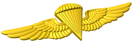 Naval Parachutist Badge Style A
