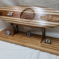 SURFBOARD Military Challenge Coin Display and Plaque
