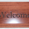 Rose Welcome Sign