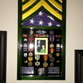 Army Box with Knife shelf and coin display