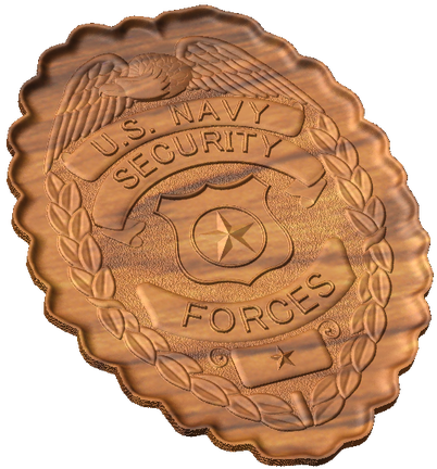 Navy Security Forces Badge Style C