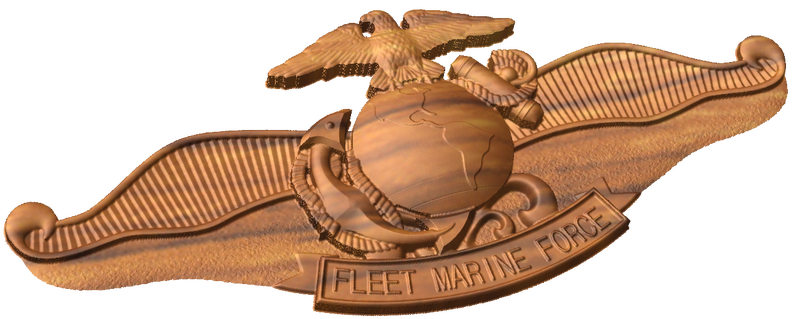 Fleet Marine Force Chaplain Badge Style A