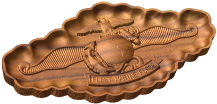 Fleet Marine Force Chaplain Badge Style C