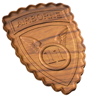 11th Airborne Division Patch Style C