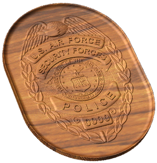 USAF Security Police Badge Style B