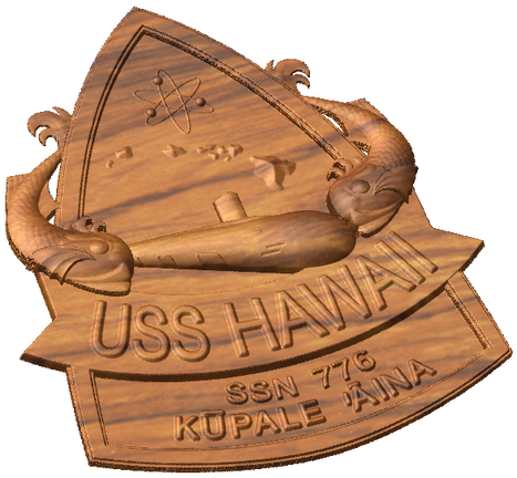 USS Hawaii Crest Style A
