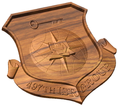 497th Intelligence, Surveillance and Reconnaissance Group (ISRG) Crest Style A