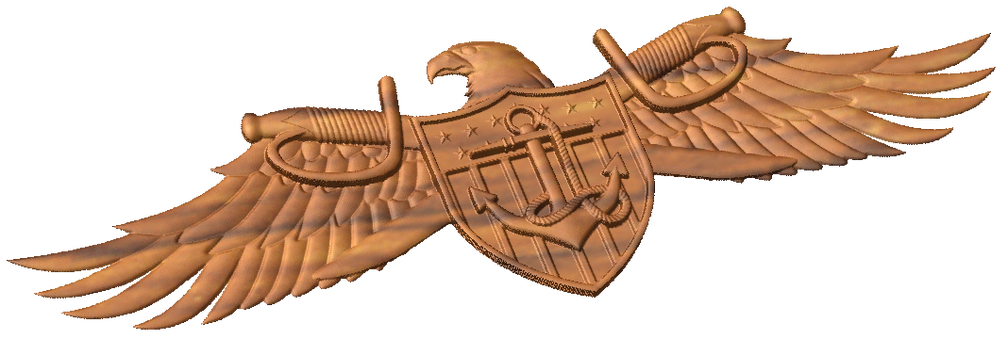 Strategic Sealift Officer Badge Style A