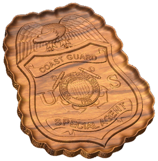 Coast Guard Investigative Service Badge Style C