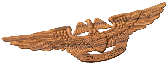 Naval Professional Aviation Maintenance Officer Badge Style A