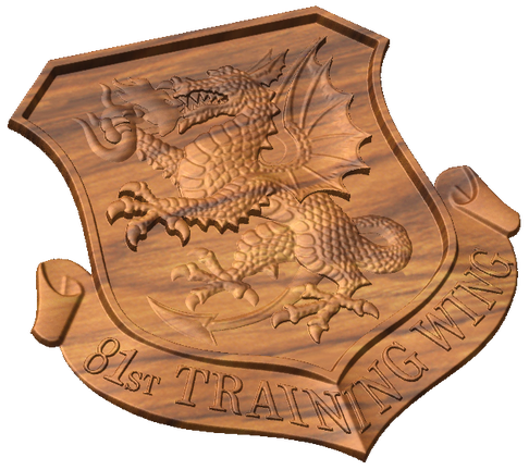 81st Training Wing Crest Style A