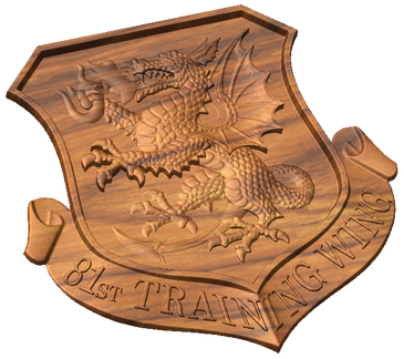 81st Training Wing Crest Style A