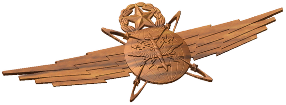 Master Cyberspace Operator Badge Style A