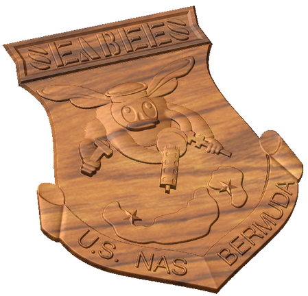 Naval Air Station Bermuda Patch Style A