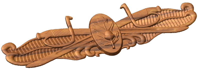 Surface Warfare Medical Officer Badge Style A