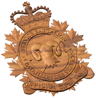Canadian 1st Service Battalion Crest Style A