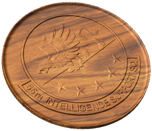 55th Intelligence Support Squadron Crest Style B