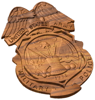 Army Military Police Badge Style A