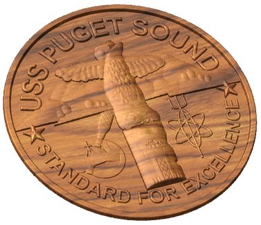 USS Puget Sound Crest Style A