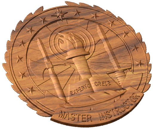 Master Instructor Badge Style A