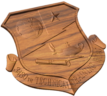 3480th Technical Training Wing Crest Style A