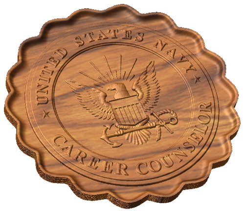 Navy Career Counselor Badge Style C