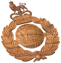 Royal Marines Commando Globe and Laurel Style A