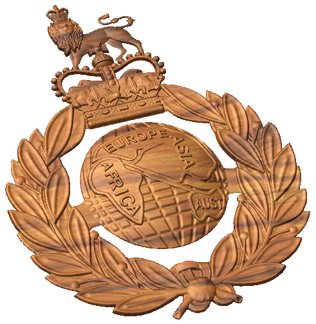 Royal Marines Commando Globe and Laurel Style A
