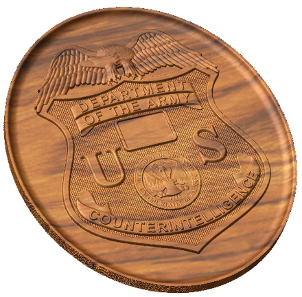 US Army Counterintelligence Badge Style B