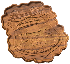 US Army Counterintelligence Badge Style C