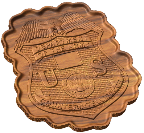 US Army Counterintelligence Badge Style C