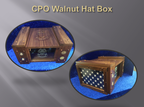 CPO Walnut Hatbox