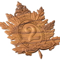 Canadian Queens Own Rifles Crest Style A