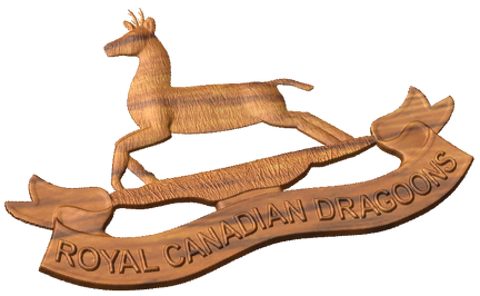 Royal Canadian Dragoons Cap Pin Style A