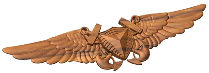 Marine Officer Unmanned Aircraft Systems Badge Style A
