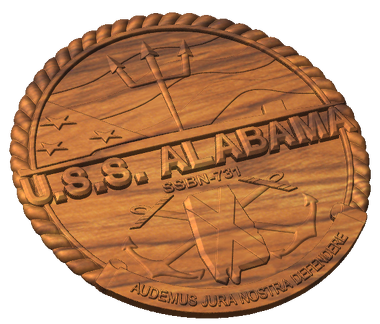 USS Alabama SSBN 731 Crest Style A