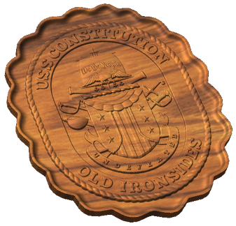 USS Constitution Crest Style C