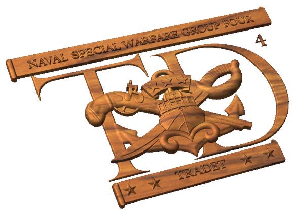 Naval Special Warfare Group Four Crest Style A