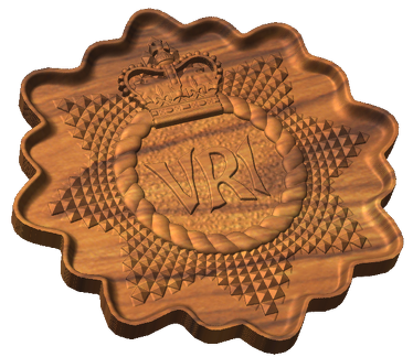Royal Canadian Regiment Cap Badge Style C