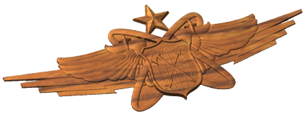 Senior Multidomain Warfare Officer Badge Style A
